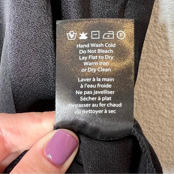 Floreat Loved By Anthropologie Dark Romantic Lace Trim Women’s Silky Cami Sz M - Picture 8 of 11